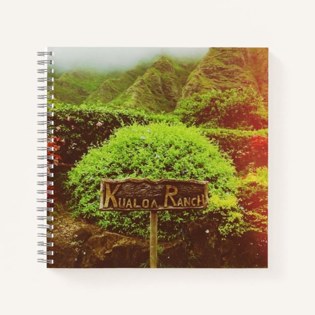 Kualoa Ranch Notizbuch (Vorderseite)
