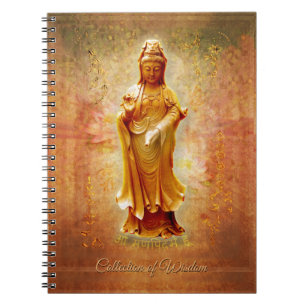 Kuan Yin (anpassbar) Notebook Notizblock