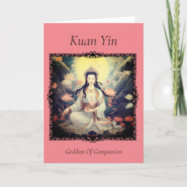 Kuan Yin Grußkarte Danke Karte