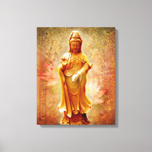 Kuan Yin Leinwanddruck