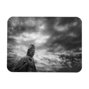 Kuan Yin Statue Fine Art Foto Magnet