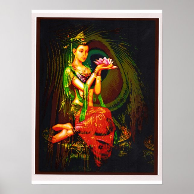 Kuan Yin und die Pfauenfeder Poster (Vorne)