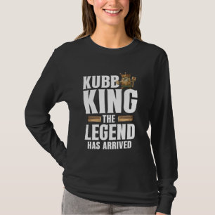Kub Player Viking Schach Legend Yard Game Set Love T-Shirt