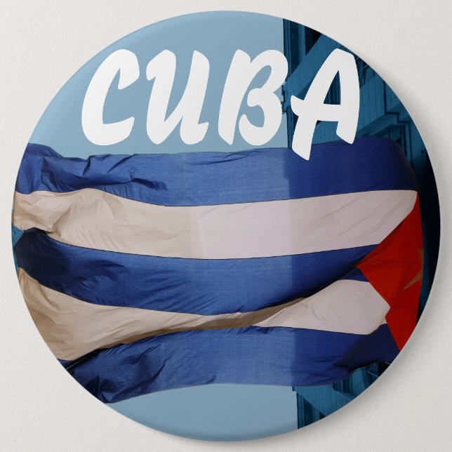 Kuba-Abzeichen Button (Vorderseite)