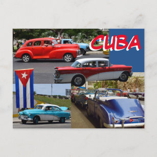 Kuba Alte klassische Autos rund um Havanna Postkarte