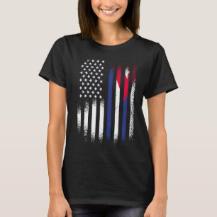 Kuba American Hispanic Heritage Month Cuba Patrio T-Shirt