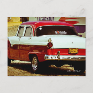Kuba - "Antike" Postkarte