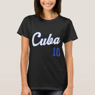 Kuba Baseball Remera Beisbol Kuba Jersey 10 T-Shirt