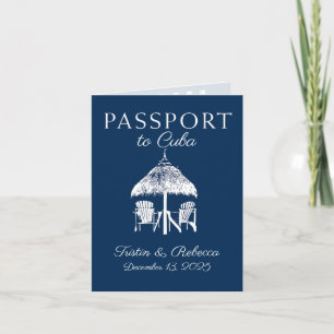 Kuba Blaue Pass Hochzeit Termin vormerken Einladung