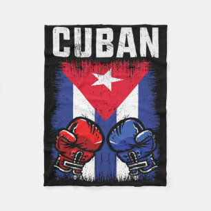 Kuba Boxing-Shirt mit Handschuhen und kubanischer Fleecedecke