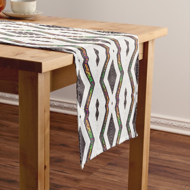 Kuba Cloud Motif Print Table Runner Kurzer Tischläufer (Beispiel)