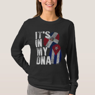Kuba Dominikanische Republik Es ist in meiner DNA T-Shirt
