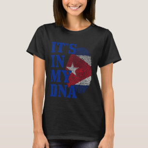 Kuba Es ist in meinem DNS-Fingerabdruck Kubanische T-Shirt