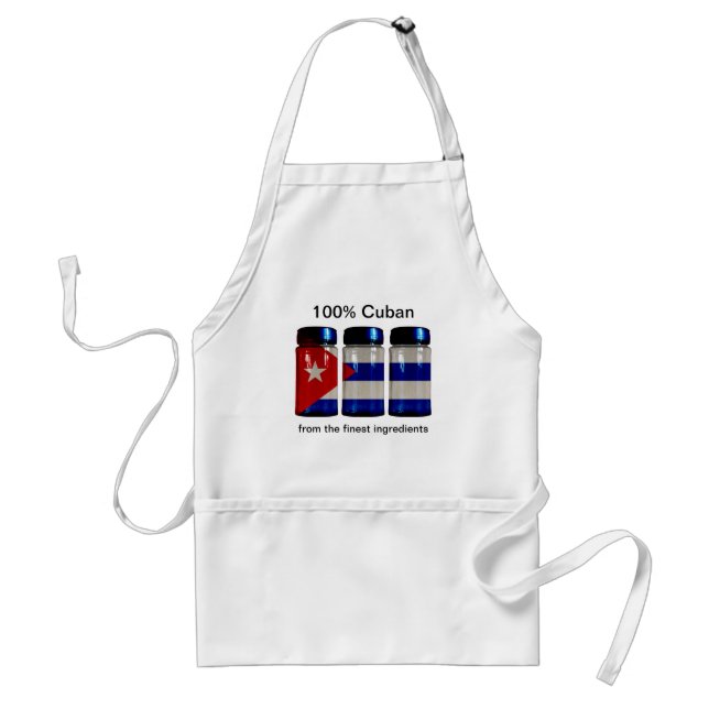 Kuba Flag Spice Jars Schürze (Vorne)