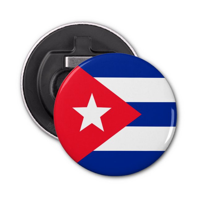 Kuba-Flagge Flaschenöffner (Vorderseite)