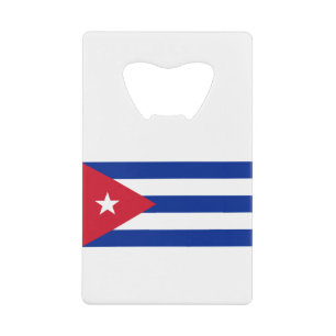 Kuba-Flagge Geldbeutel Flaschenöffner