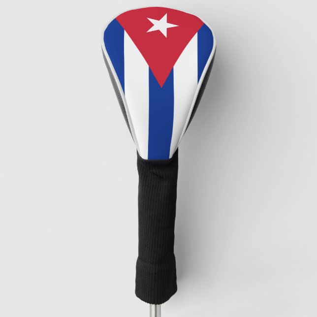 Kuba-Flagge Golf Headcover (Vorderseite)