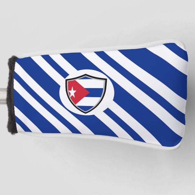 Kuba-Flagge Golf Headcover (Vorderseite)