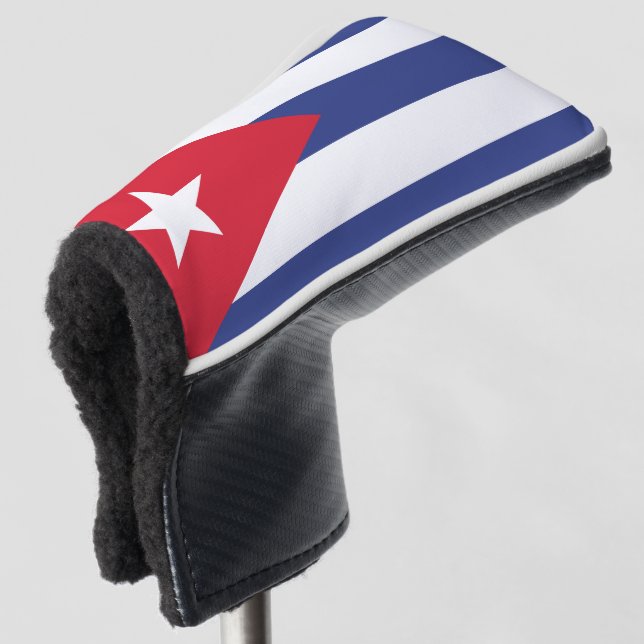 Kuba-Flagge Golf Headcover (3/4 Vorderseite)