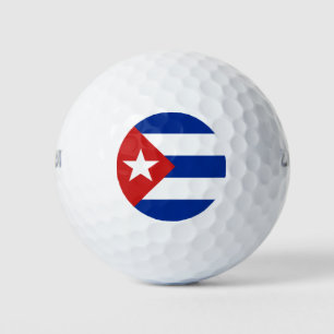 Kuba-Flagge Golfball