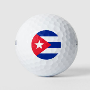 Kuba-Flagge Golfball