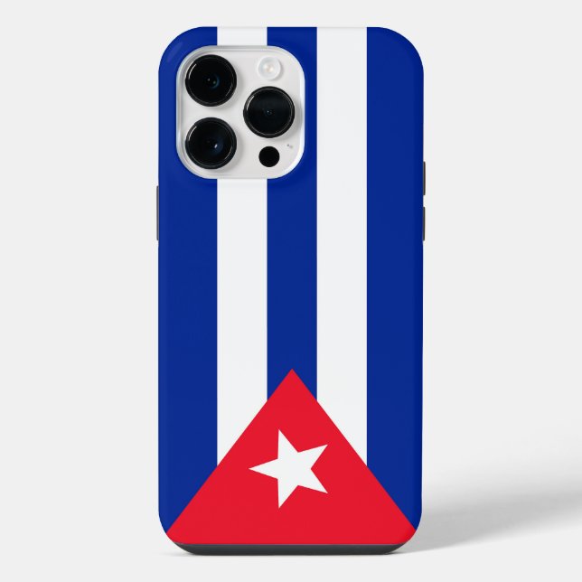 Kuba-Flagge iPhone Hülle (Rückseite)