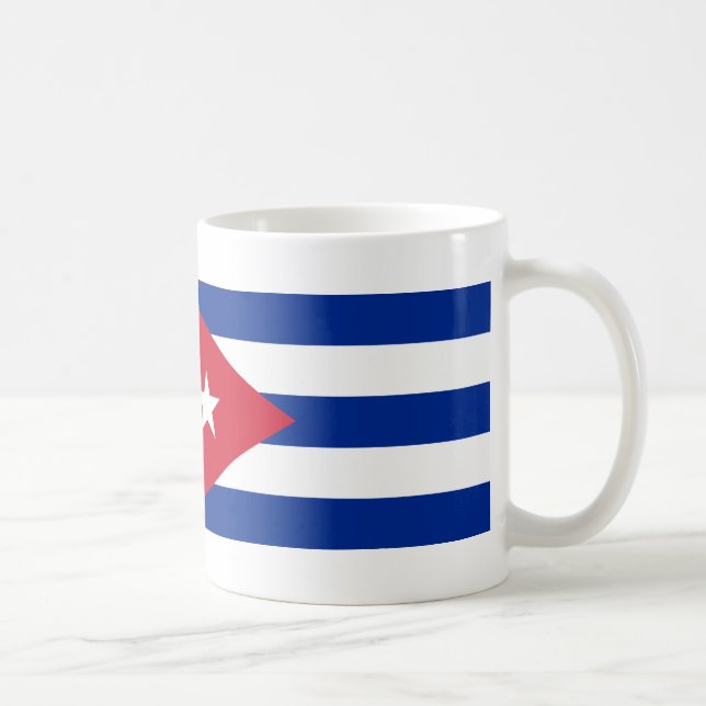 Kuba-Flagge Kaffeetasse (Rechts)