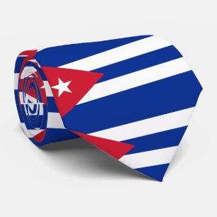 Kuba-Flagge Krawatte
