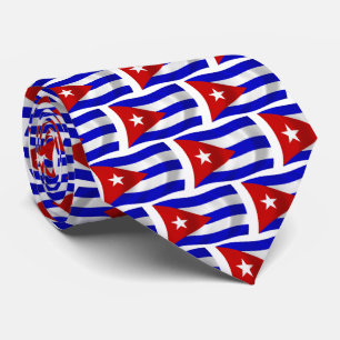 Kuba Flagge Krawatte