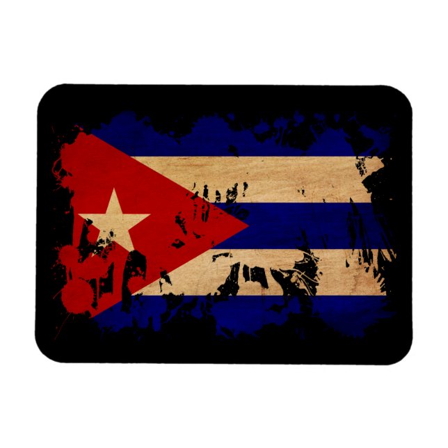 Kuba-Flagge Magnet (Horizontal)