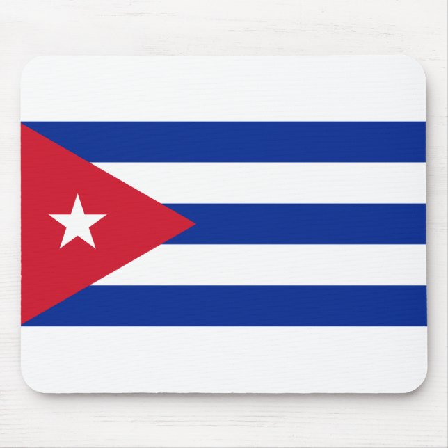 Kuba-Flagge Mousepad (Vorne)