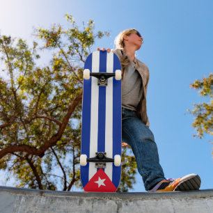 Kuba-Flagge Skateboard