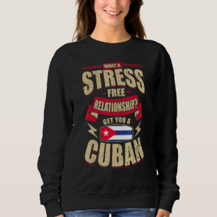 Kuba-Flagge Stolze Kubaner Männer & Frauen Sweatshirt