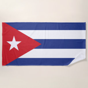 Kuba-Flagge Strandtuch