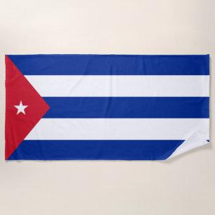 Kuba-Flagge Strandtuch