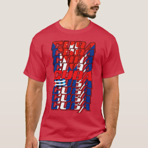 Kuba-Flagge T-Shirt