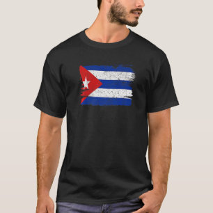 Kuba-Flagge unterstützt Freundschaft und Vintages T-Shirt