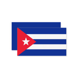 Kuba-Flagge Visitenkarte