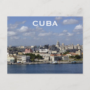 Kuba Havana Vintage Tourismus hinzufügen Postkarte