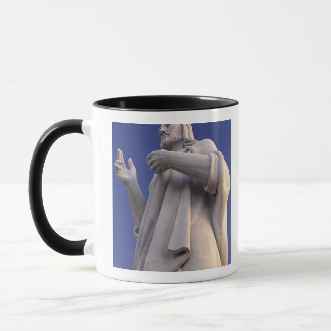 Kuba, Havanna, Skulptur Jesu. Tasse (Links)