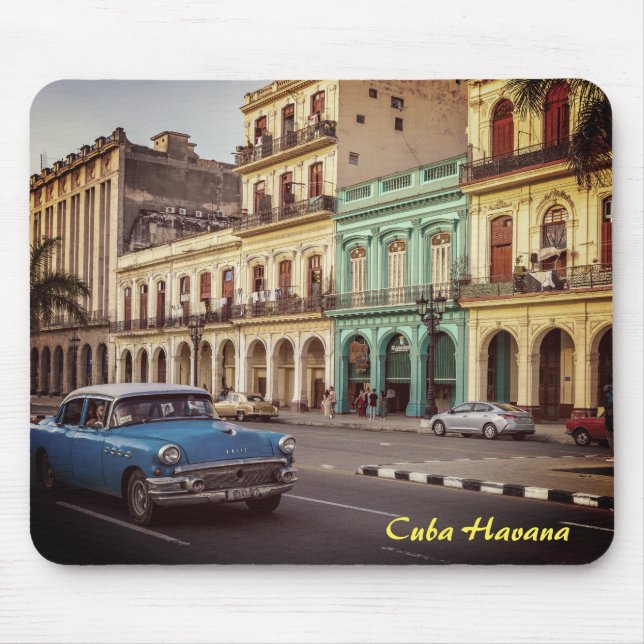 Kuba Havanna Vintag Classic Car City Mousepad (Vorne)