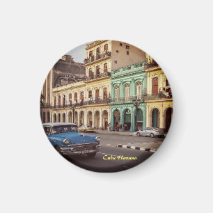 Kuba Havanna Vintage Klassiker Stadtbild Magnet
