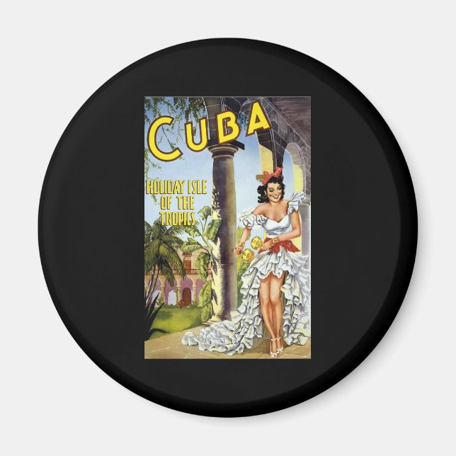 Kuba Holiday Isle of the Tropics Magnet (Vorne)