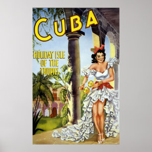 Kuba Holiday Isle of the Tropics Poster