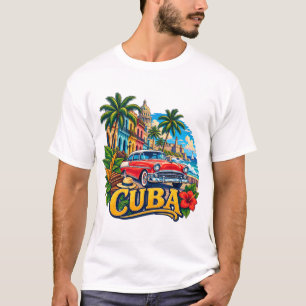 Kuba-Insel-Erbe Kunst-T-Shirt T-Shirt