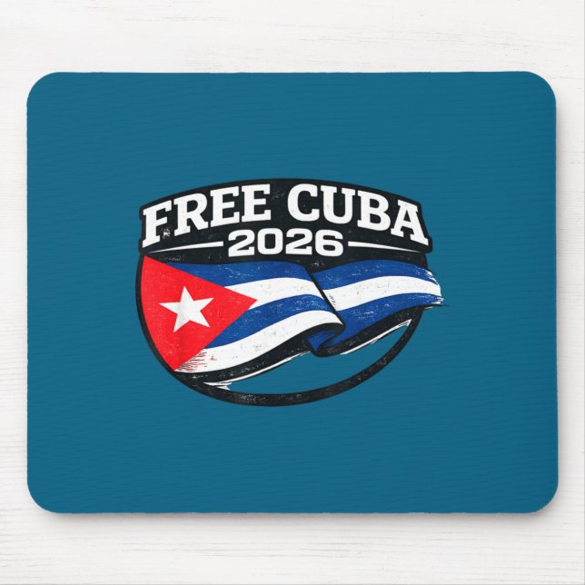 Kuba Kuba Libre Donroe-Doktrin Illustration Mousepad (Vorne)