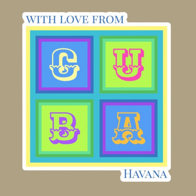 Kuba-Kuba-Würfel Aufkleber (Von Creator hochgeladen)