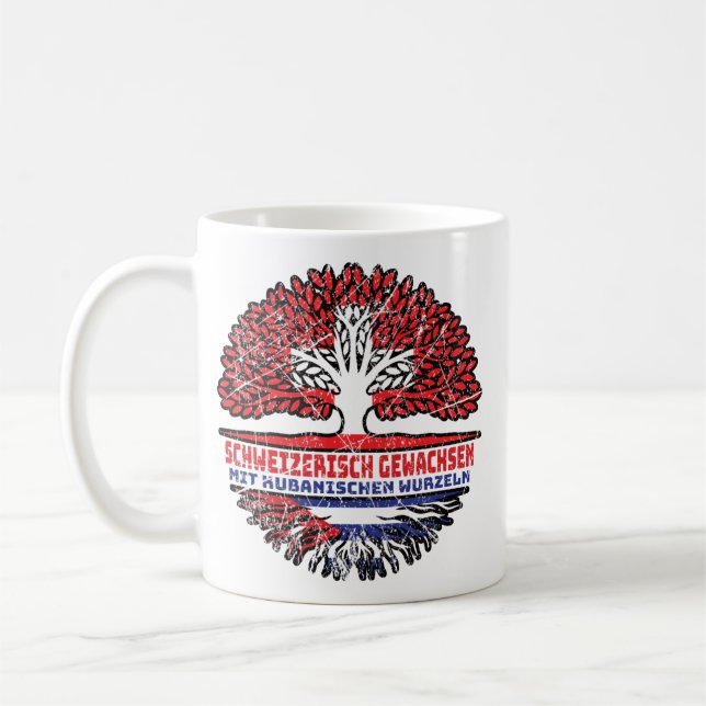 Kuba Kubanisch Schweizer Schweiz Baum Wurzel Kaffeetasse (Links)