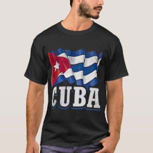 Kuba Kubanische Flagge T-Shirt