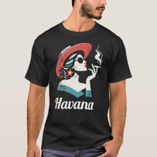 Kuba Land mit schönem Frauendesign T-Shirt